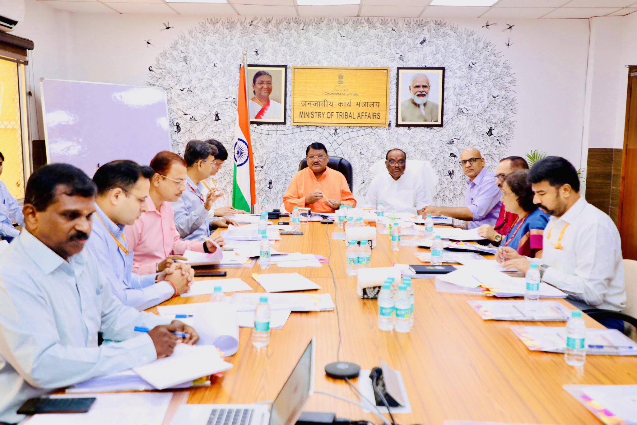 Advancing Tribal Education: Jual Oram Leads NEST and Eklavya Model Residential Schools Board Meeting
